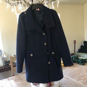 Navy pea coat